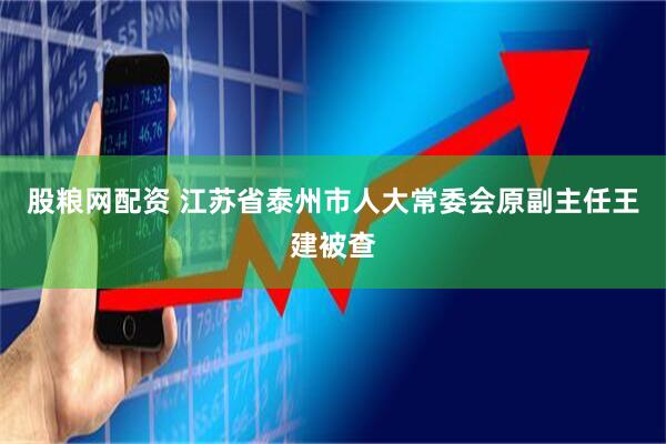 股粮网配资 江苏省泰州市人大常委会原副主任王建被查